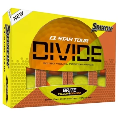 Obrázek Srixon Q Star Divide 12 Golfbälle Tour Qualität Perfekt für das Kurze Spiel FastLayer Kern Hohe Ballkompression