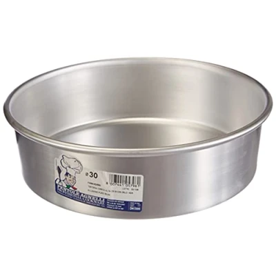 Obrázek Kuželovitá forma s okrajem z hliníku, průměr 30 cm, výška 8 cm