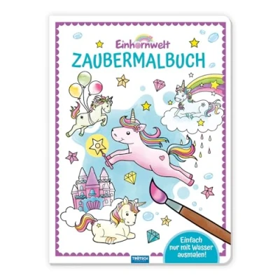 Obrázek Trötsch Zaubermalbuch Einhornwelt: Malbuch Ausmalbuch