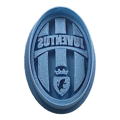 Obrázek Cuticuter Juventus Fußball Kuchenschneider, Blau, 8 x 7 1,5 cm