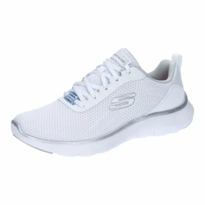 Obrázek Skechers Dámské tenisky, White Mesh Silver Trim