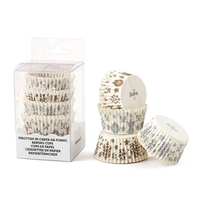 Obrázek 0339627 DECORA PAPIERFÖRMCHEN WHITE CHRISTMAS 50 X 32 MM 75ST
