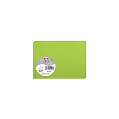 Obrázek Clairefontaine 1321C Packung mit 25 Karten Pollen in Format C6, 110 x 155mm, 210g, Minze