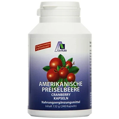 Obrázek Avitale Brusinky americké 550 mg kapsle, 240 kusů, 1 balení (1 x 132 g)