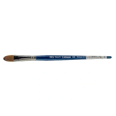 Obrázek Winsor &amp; Newton 5368113 Cotman Aquarell Syntetický štětec na vlasy série 668 Filbertštětec, krátká stopka s vynikající pružností při nošení barev a bodovou přesností 13 mm 1/2&quot;