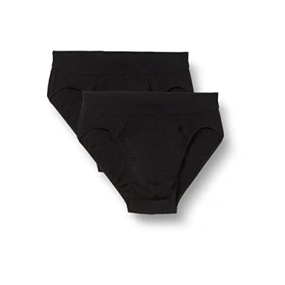 Obrázek Schiesser Pánské dvoudílné slipy Authentic, černá_105984