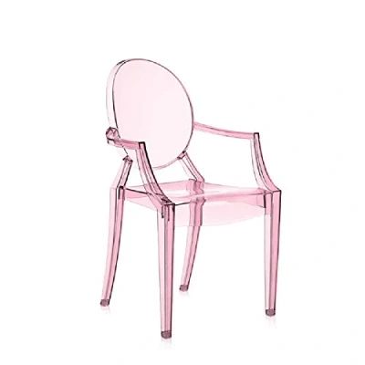 Obrázek Kartell Ghost Stuhl Lou, rosa transparent, 39 x 37 63 cm