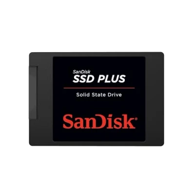 Obrázek SanDisk Interní pevný disk SSD Plus 2 TB (rychlejší nahrávání, vypnutí a nabíjení, rychlost čtení 545 MB/s, zápisu 450 nárazuvzdorný)