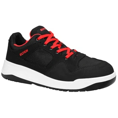 Obrázek ELTEN Bezpečnostní boty MAVERICK black Low ESD S3, dámské a pánské, textil, ocelová špička, lehká, sportovní, černá, velikost: 40