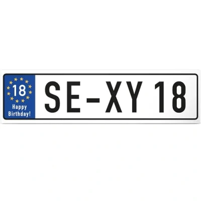 Obrázek DankeDir! Sexy štítek 18 let dárek 18. narozeniny nápad na k narozeninám osmnáctá narozeninová dekorace party příslušenství přání