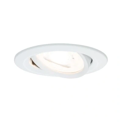 Obrázek Paulmann 93639 Nova LED vestavné svítidlo kulaté stropní bodové světlo bílé max. 35 W vestavný rám GU10 zářič bez žárovky