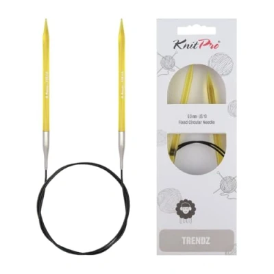 Obrázek KnitPro Trendz: Knitting Pins: Circular: Fixed: 120cm x 6.00mm, Acryl, Sortiert, 6mm