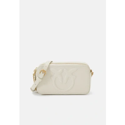 Obrázek Pinko Carrie Camera CASE Taška s příčným popruhem, Ženy, Velikost: One Size, White/antique gold