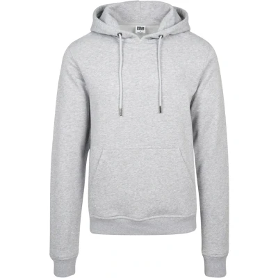 Obrázek Urban Classics pánská Basic Terry Hoody, mikina S kapucí, k dostání v mnoha různých barvách, velikosti až 5XL, šedá