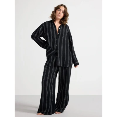 Obrázek Lindex Flannel Pyžamový spodní díl, Ženy, Velikost: 40/42, Black