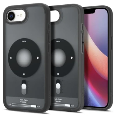 Obrázek Spigen pro iPhone 16e pouzdro [proti zežloutnutí] Ultra Hybrid MagFit Case na mobil transparentní tenké kompatibilní s příslušenstvím MagSafe Classic Black