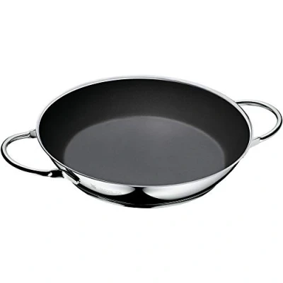 Obrázek WMF Ceradur Profi servírovací / pánev na smažení, indukční 24 cm, nerezová ocel Cromargan, s povrchovou úpravou, rukojeť, vhodná do trouby