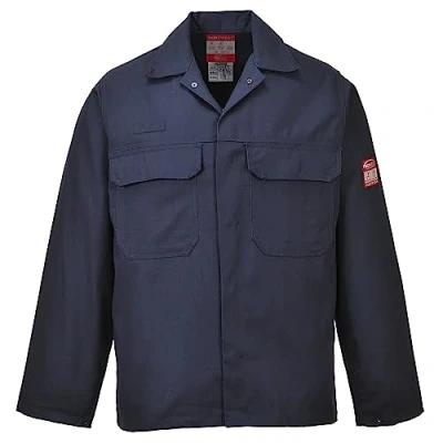Obrázek Portwest BIZ2 pánská ohnivzdorná Bizweld FR pracovní bunda Marine, 4XL