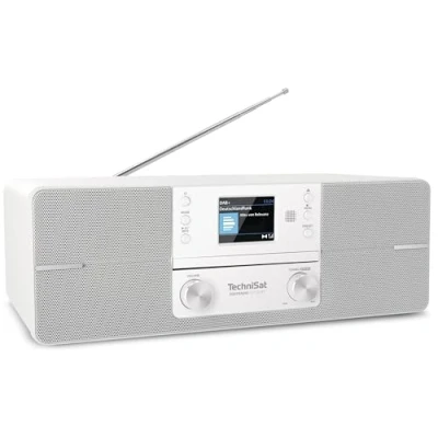 Obrázek TechniSat DIGITRADIO 371 CD BT stereo digitální rádio (DAB+, UKW, přehrávač, Bluetooth, barevný displej, USB, AUX, konektor na sluchátka, kompaktní zařízení, budík, 10 W, dálkové ovládání),