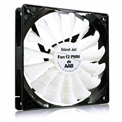 Obrázek AABCOOLING Silent Jet Fan 12 PWM tichý a Efizient 120 mm ventilátor krytu se 4 antivibrační polštářky CPU, Cooling Fan, PC mm, chladič 8,9 20,9 dB(A), 170 m3/h