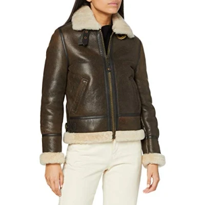 Obrázek Schott NYC Dámská bunda, Hnědá (Brown 80), m