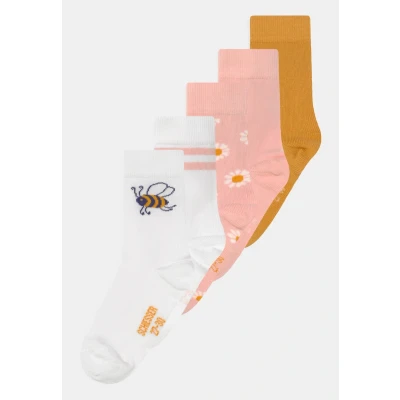 Obrázek Schiesser 5 PACK Ponožky pro děti, Velikost: 23 26, Dark yellow/light pink