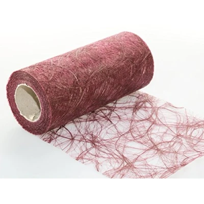 Obrázek 25 m x 20 cm Sizoweb běhoun na® vliesová originální hlavu stůl bordó vínově červená Tmavě červené pro svatby, Vánoce...