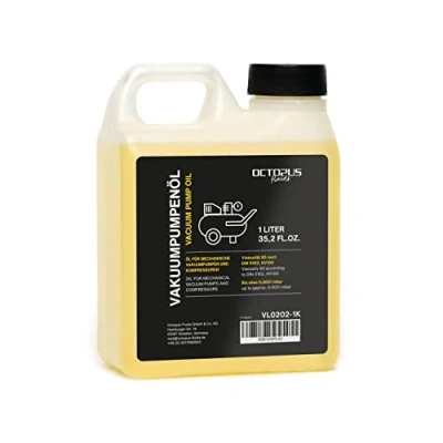 Obrázek Octopus 1000 ml oleje pro vakuové čerpadlo 1 litr vakuového olej kompresorový HV100 strojní