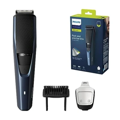 Obrázek Philips Barttrimmer Series 3000 Elektrischer Bartschneider für Herren mit Detail Bartschneider, Lift und Trim System, 90 Minuten Akkubetrieb nur 1 Stunde Ladezeit (Modell BT3238/15)