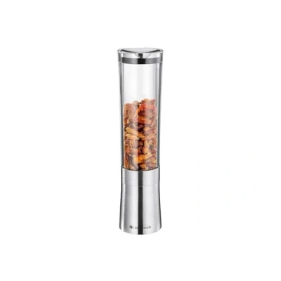 Obrázek Zassenhaus Mlýnek na chilli Diavolo z akrylu a ušlechtilé oceli v barvě stříbrné průsvitné, výška: 21 cm, 035698