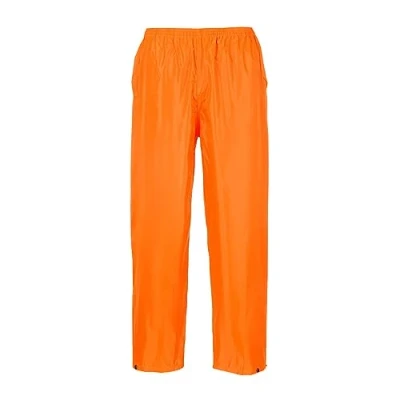 Obrázek Portwest Klasické kalhoty do deště pro dospělé, velikost: XL, barva: oranžová, S441ORRXL