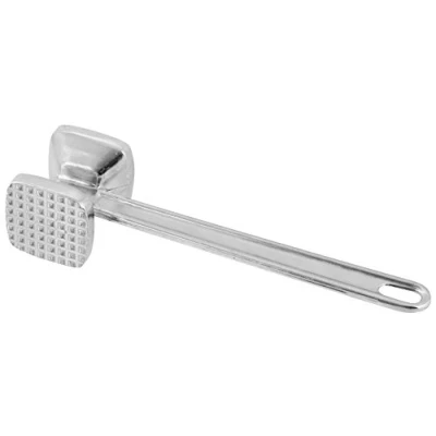 Obrázek Fackelmann Meat Tenderiser, Hammer &amp; Mallet for Steaks, Beef, Chicken or Večerní, Dual Sided Heavy Duty Durable hliník, 22. 5x6x5cm, stříbrná