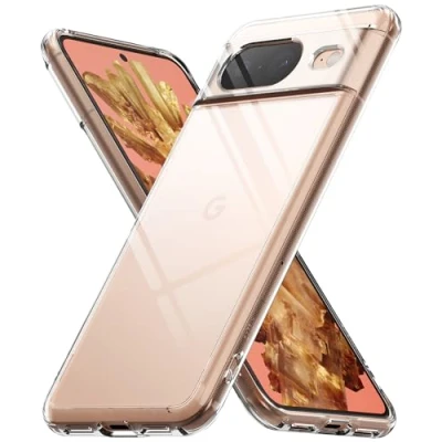 Obrázek Ringke Fusion Case kompatibilní s Google Pixel 8 pouzdro odolné proti poškrábání tvrdá transparentní zadní strana nárazuvzdorné na mobil pro 5G (2023) čiré