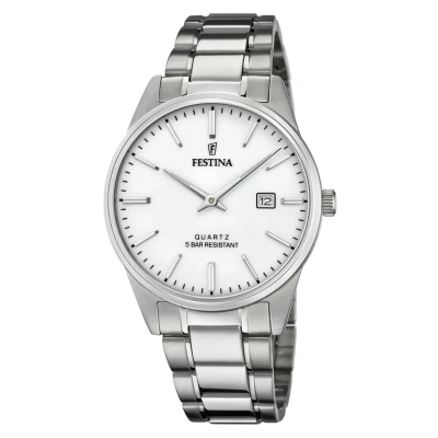Obrázek Festina Acero Clasico Hodinky silvercoloured, Muži, Velikost: One Size, Silver coloured