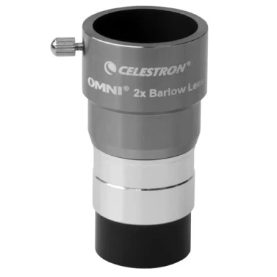 Obrázek Celestron 93326 Omni Barlow Linse, Silber, 2 x 1,25 Zoll