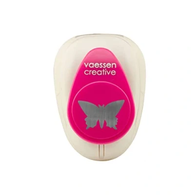 Obrázek Vaessen Creative Děrovačka medium motýl 3 2,5 cm, kov, plast, fialová, 1,5 x 2,4 cm
