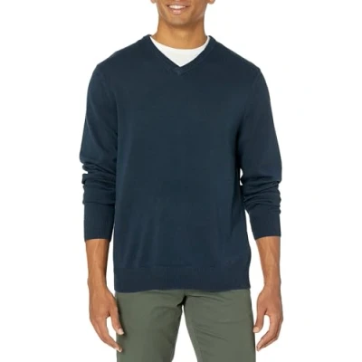 Obrázek Amazon Essentials Herren Pullover mit V Ausschnitt (in Übergröße erhältlich), Marineblau, L