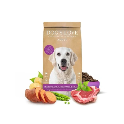 Obrázek DOG ́S LOVE Adult jehněčí 12kg