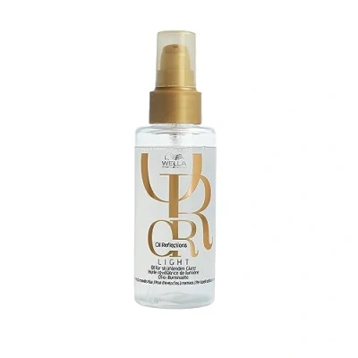 Obrázek Wella Professionals Oil Reflections Light Hair s heřmánkovým olejem a extrakty z bílého čaje péče o vlasy Anti Frizz pro vláčný lesklý povrch 100 ml