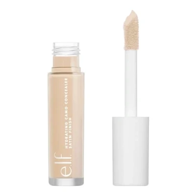 Obrázek e.l.f. Hydrating Camo Concealer, Faltenfreie Und Vollständige Abdeckung, Satiniertes Finish, Deckt Ab, Korrigiert Betont, Vegan &amp; Tierversuchsfrei, Light Peach, 6 ml