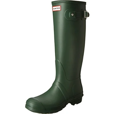 Obrázek Hunter Original Tall classic, unisex gumové holínky pro dospělé s vysokým svrškem,, Green