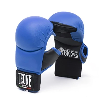 Obrázek LEONE 1947, Karate Fit Handschuhe, Unisex Erwachsene, Blau, L, GK096