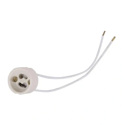 Obrázek SLV elektrická součást GU10 FASSUNG s 15cm připojovacím vedením, 955135, 3 kusy, bílá