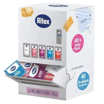Obrázek Ritex Sortiment mixů kondomů vzrušující a rozmanitý, 40 kusů, Made in Germany