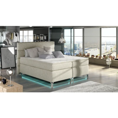 Obrázek Boxspring Amadeo 160x200 s LED podsvícením Materiál / Dekor: Dora 21
