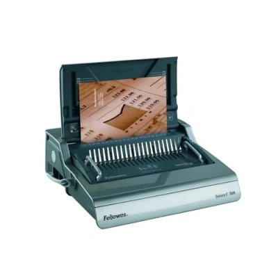 Obrázek Fellowes 5622101 Profi Kancelářský plastový vázací přístroj Galaxy E 500 platinová/černá