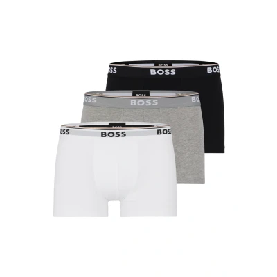 Obrázek BOSS Trunk Power 3 PACK Úzké boxerky, Muži, Velikost: XXL, Black