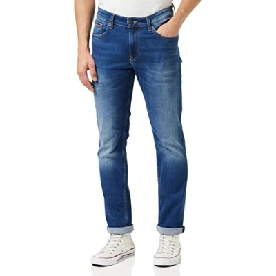 Obrázek Tommy Jeans RYAN Relaxed Straight Džíny Fit, Muži, Velikost: 33x34, Wilson mid blue stretch