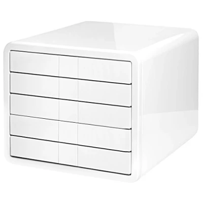Obrázek HAN 1551 x Zásuvkový box i Box, formát A4/C4, 5 uzavřených zásuvek, bílá 295 247 355 mm