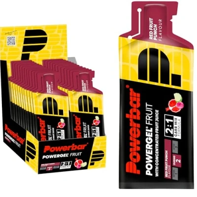 Obrázek Powerbar PowerGel Fruit Red Punch 24x41g High Carb Energie Gel sodík